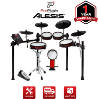 ราคา Alesis CRIMSON II SE Special Edition ชุดกลองไฟฟ้าให้สัมผัสการเล่นสมจริงหนังมุ้งเเละกระเดื่อง พร้อมชุดเสียง 74 drum ProPlugin (20585568256)