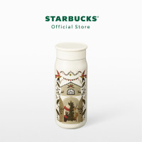 ราคา Starbucks Stainless Steel Welcome To The Holiday Home Tumbler 12oz ทัมเบลอร์สตาร์บัคส์สแตนเลสสตีล ขนาด 12ออนซ์ A11147551 (20691067083)
