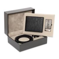 ราคา Guy Laroche Set กระเป๋าสตางค์ใบสั้น เข็มขัด สีดำ รุ่น BB59003S3BL41 (19471242556)