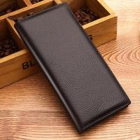 ราคา กระเป๋าสตางค์ใบยาวสำหรับผู้ชายกระเป๋าเงินหนังวัวแท้เนื้อบางกระเป๋าใส่บัตรกระเป๋าใส่เหรียญหนัง (12691301858)