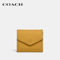 ราคา COACH กระเป๋าสตางค์ขนาดเล็กผู้หญิงรุ่น Wyn Small Wallet สีเหลือง CH808 B4EBV (19544999336)