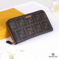 ราคา FENDI ZIPPY FF CANVAS BROWN (15712683788)
