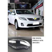 ราคา 1ชุดเลนส์ไฟหน้าสำหรับ Toyota Corolla Altis 2011 2012กันชนหน้าเลนส์ไฟหน้า ไฟหน้าฝาครอบ (10636016507)
