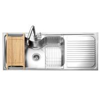 ราคา MEX รุ่น SUMO3BL SET อ่างล้างจาน 1 หลุม 1 ที่พัก ขนาดอ่าง 71 x 41 ซม Set อ่างพร้อมอุปกรณ์ สเตนเลส สตีล AISI 304 (13682387690)