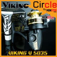 ราคา รอกตกปลา รอกสปินนิ่ง VIKING V SERIES BLACK GOLD แถมฟรี จาระบี VIKING REEL LUBE (11086752017)