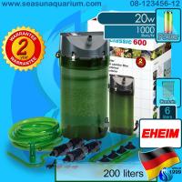 ราคา Eheim Classic External Filter 150 2211 250 2213 350 2215 600 2217 1500XL 2260 เครื่องกรองนอกตู้ เครื่องกรองตู้ปลา Subfilter (13912629078)