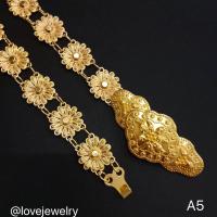 ราคา เข็มขัดชุบทอง เข็มขัดล้านนา เข็มขัดลายไทย สินค้าพร้อมส่งจากประเทศไทย (20683184769)