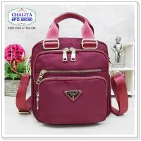 ราคา กระเป๋าทรงถือ พร้อมสายสะพายยาว รุ่น PD 88050 ยี่ห้อ CHALITA กระเป๋า 3 in 1 เป้ กระเป๋าสะพาย มีเก็บปลายทาง (10735936438)