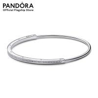 ราคา Pandora Silver closed bangle with CZ เครื่องประดับ สร้อยข้อมือ สีเงิน เงิน สร้อยข้อมือสีเงิน สร้อยข้อมือเงิน ชาร์ม สร้อยข้อมือแบบชาร์ม สร้อยข้อมือใส่ชาร์ม สร้อยข้อมือแพนดอร่า แพนดอร่า (16128281555)
