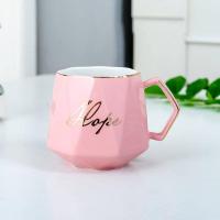 ราคา แก้วเซรามิค แก้ว ลายหินอ่อน แก้วกาแฟ แก้วชา แก้วพร้อมฝาและช้อน แก้วน้ำ ชุดแก้ว 400 ml (10045911859)