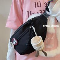 ราคา พร้อมส่ง กระเป๋าคาดอกแฟชั่นสไตล์เกาหลี คาดเอว สะพายข้าง (20628411815)