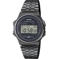 ราคา นาฬิกาข้อมือ ผู้ชาย หญิง CASIO Digital Vintage รุ่น A171WE 1A DF สีเงิน A171WEG 9ADF สีทอง A171WEGG 1ADF สีดำ ขนาดตัวเรือน 38 8 มม Quartz (16313066798)