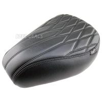 ราคา Diabolus เบาะแต่ง สีดำลายผสม Honda CT125 (14037231576)