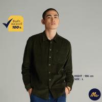 ราคา Mc Jeans เสื้อเชิ้ตแขนยาวผู้ชาย เสื้อเชิ้ต ทรงสวย ใส่สบาย สีเขียว MSLZ146 (11175064879)