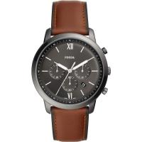 ราคา Fossil Neutra Chronograph Quartz Black Dial Mens Watch FS5512 44mm (20824494055)