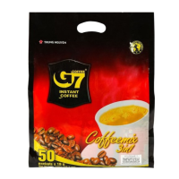 ราคา กาแฟ 3in1 16กรัม แพ็ค100ซอง จีเซเว่นG7 3in1 instant coffee กาแฟจีเซเว่น 16กรัม x 100ซอง ส่งฟรี 2 ถุง กาแฟเวียดนาม G7 3in1 Instant Coffee กาแฟ จีเซเว่น ขนาด 100 ซอง x 2 (20607689942)