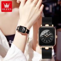 ราคา นาฬิกาควอทซ์สำหรับผู้หญิงมีกล่องนาฬิกาแฟชั่นแบรนด์ OLEVS ใส่ลำลองกันน้ำสำหรับผู้หญิงของแท้สไตล์เกาหลี (20190627467)