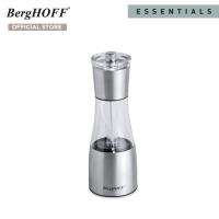 ราคา BergHOFF ที่บดเกลือพริกไทยสแตนเลสสตีล รุ่น Essential ทนทาน 6 5 x 6 5 x 19 ซม สีเงิน 1106244 (7959240691)