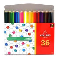 ราคา สีไม้คอลลีน 24สี 36สี แท่งยาว (20763567390)