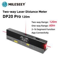ราคา Mielseeyเครื่องมือวัดเลเซอร์ทวิภาคี DP20 Pro 120ม เครื่องวัดระยะเลเซอร์สองทางพร้อมลำแสงเลเซอร์มาร์คตรงกลาง ตลับเมตรเลเซอร์มัลติฟังก์ชั่นพร้อมมุมดิจิตอล ชาร์จใหม่ได้ เวอร์ชันแอป (17983297731)