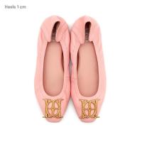 ราคา O B รองเท้าหนังแกะ AUDREY CREST สี OandB pink (1366390232)