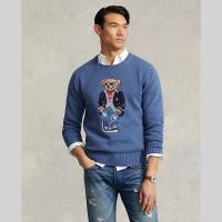 ราคา Polo Ralph Lauren เสื้อกันหนาวผู้ชาย Pullover Polo Bear Cotton Mockneck Sweater รุ่น MNPOSWE16821521 สีฟ้า (20791755114)