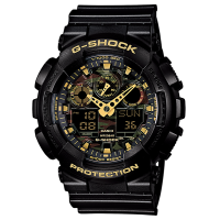 ราคา Casio G shock รุ่น GA 100CF 1A9DR ประกัน CMG Black Gold (20458436149)