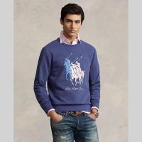 ราคา Polo Ralph Lauren เสื้อสเวตเตอร์ผู้ชาย Pullover Big Pony Fleece Sweatshirt รุ่น MNPOKNI16823012 สีฟ้า (20757794897)