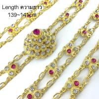ราคา แฟชั่น นางสาว ทอง อัญมณี สร้อย สังวาลย์ สร้อยคอ มงกุฎทอง เครื่องประดับไทย งานเลี้ยง งานแต่งงาน งานเทศกาล (7227620142)