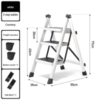 ราคา บันไดเล็กๆแบบพับได้สำหรับใช้ในบ้านบันไดอเนกประสงค์กันลื่นปลอดภัยบันไดภายในบ้านพับได้บันไดซิกแซกสองหรือสามขั้นบันได (20744007220)