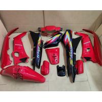 ราคา wave100 เวฟ110s ไฟหน้าตาคู่ สีแดงดำ พร้อมติดลาย wave100s ปี2002 กาบรถ ชุดสี แฟริ่ง เฟรมรถ wave110s (19289340670)