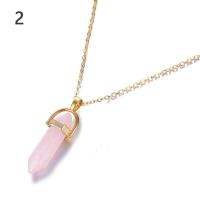 ราคา สร้อยคอไหปลาร้าหินคริสตัลธรรมชาติ Gwuqu 1ชิ้นจี้หินภูเขาไฟ (15104420453)