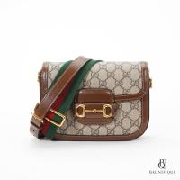 ราคา GUCCI HORSEBIT 1955 MINI BROWN GG SUPREME MONOGRAM GHW (19096804647)