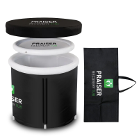 ราคา BVSOIVIA อ่างอาบน้ำแบบพกพาพับได้เบาะยางเป่าลมอาบน้ำหนาสระว่ายน้ำเด็กห้องน้ำสปาน้ำเย็น EU (20636653000)