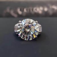 ราคา แหวนเพชรโมอีส 5 กะรัต น้ำ 100 เงินแท้ 925 ชุบทองคำขาว (20095594579)