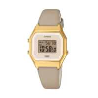 ราคา Casio Digital นาฬิกาข้อมือผู้หญิง สายหนังแท้ รุ่น LA680WEL LA680WEGL LA680WEGL 4D LA680WEGL 5D LA680WEL 3D LA680WEL 8D ของแท้ประกันศูนย์ Casio 1 ปี (17713903989)