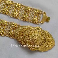 ราคา เครื่องประดับล้านนา เครื่องประดับล้านนาเป็นชุด ชุดเซ็ทสีทอง (15283608074)