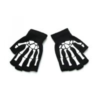 ราคา ถุงมือถักอะคริลิคทึบครึ่งนิ้วเรืองแสงโครงกระดูกมนุษย์หัวกริปเปอร์พิมพ์ลายสำหรับปั่นจักรยานกลางแจ้งถุงมือกันลื่น (19470666954)