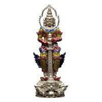 ราคา ท้าวเวสสุวรรณ ลอยองค์ ยักษ์ รุ่นแรก ครูบาบุญรอด วัดบุญยืน จ พะเยา เนื้อเพชรหน้าทั่งลงยาเหลือง กล่องเดิม มีเลขโค้ต สร้าง 50 องค์ หายาก (16695468508)