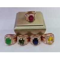 ราคา แหวนนาคผู้ชายหัวพลอยคละสีคละแบบไม่ลอกไม่ดำ (16088116949)