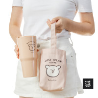 ราคา Moshi Moshi แก้วน้ำพลาสติกพร้อมกระเป๋า ลายน่ารัก มีฝาปิด ขนาด 750 ml รุ่น 7100032906 32911 (19666817803)