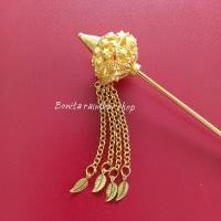 ราคา ปิ่น ปิ่นปักผม ปิ่นปักผมเจ้าสาว กินผักผมลายพิกุล ปิ่นปักผมเพชรเจ้าสาว เครื่องประดับผม (16527370937)