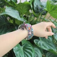 ราคา กำไลแฟชั่นกำไล กำไลข้อมือ กำไลปั้มพญานาค ลายชุบเงิน รมดำ ลงยา ประดับพลอย ขนาด 16 17 cm แนววินเทจ (19355552830)