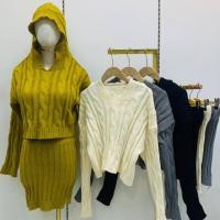 ราคา ชุดเซ็ทไหมพรม ชุดเซต เสื้อไหมพรมแขนยาว เสื้อกันหนาว เสื้อแขนยาว กระโปรง มีฮู้ด (20808691616)