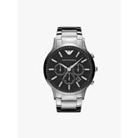 ราคา Emporio Armani นาฬิกาข้อมือผู้ชาย Sportivo Chronograph Black Dial Steel Silver รุ่น AR2460d (13454108313)
