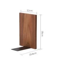 ราคา ที่คั่นหนังสือ ไม้แท้ธรรมชาติ 100 Wooden Bookends ที่กั้นหนังสือ ที่กันหนังสือล้ม แท่นวางหนังสือ (19338520891)