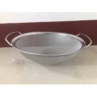 ราคา กระชอน กระชอนกรอง กระชอนกรอง2หู กระชอนสเตนเลส กระชอน2หูปากบาน ตาถี่ กรองละเอียด ขอบหนา ขนาด16 20 25 5 28 5 ซม ตราTK (17710775839)