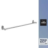 ราคา VRH ราวแขวนผ้า สเตนเลส304 ความยาว 600 มม ผิวเงา ห่อแอร์ ราวตากผ้า FBGHK A101AP อุปกรณ์ห้องน้ำ (14404718403)