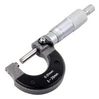 ราคา ไมโครมิเตอร์ Micro Caliper ใช้วัด Dimension เส้นผ่านศูนย์กลาง ความหนาชิ้นงาน ขนาด 0 25 mm ความละเอียด 0 01 mm (17119382819)