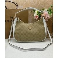 ราคา Coach Teri Hobo In Signature Canvas (19664326622)